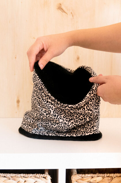 Cuello calentito leopardo ADULTO (crudo)